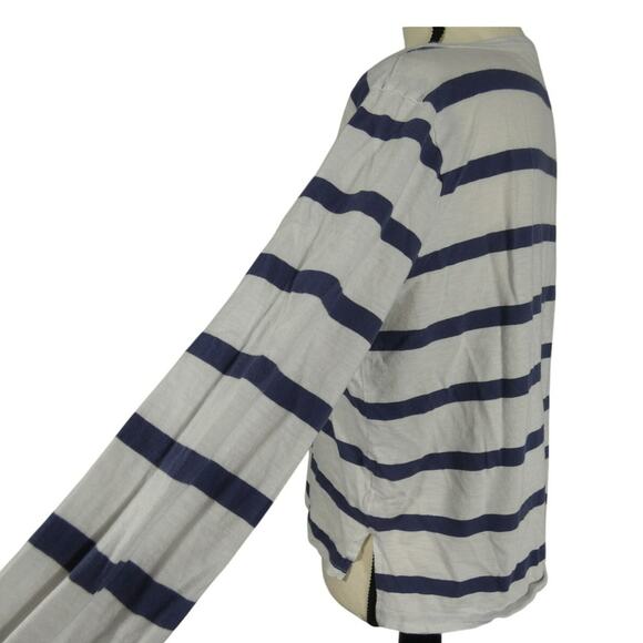 Aerie Large Women's Long Sleeved Shirt Buttons Striped Casual Festival - Picture 3 of 8